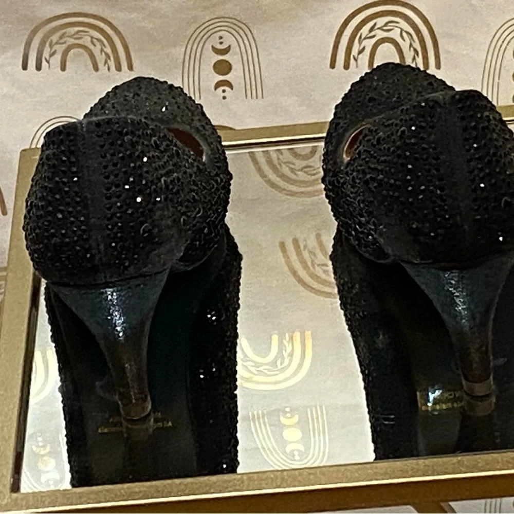 Glamorous Black Stiletto Heels